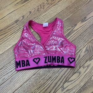 ZUMBA Triangle racer back bra